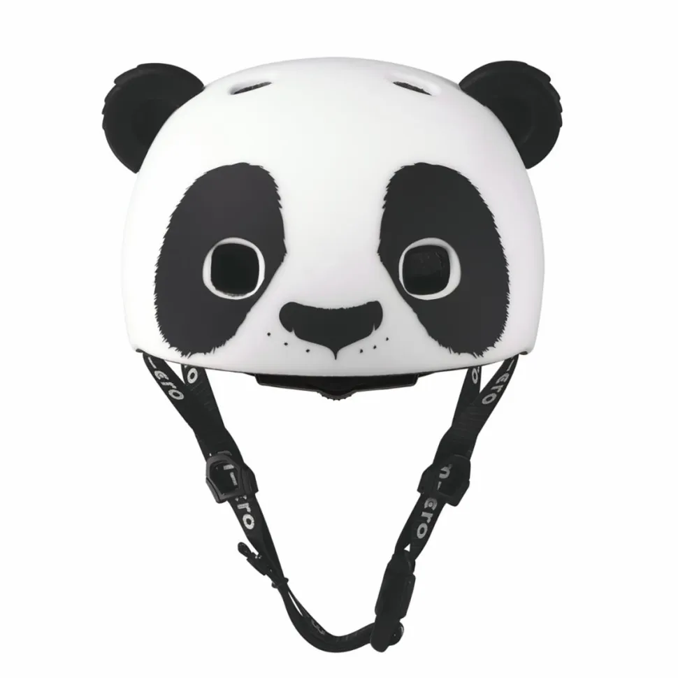 Micro cykelhjelm Panda - XSmall, 46-50 cm