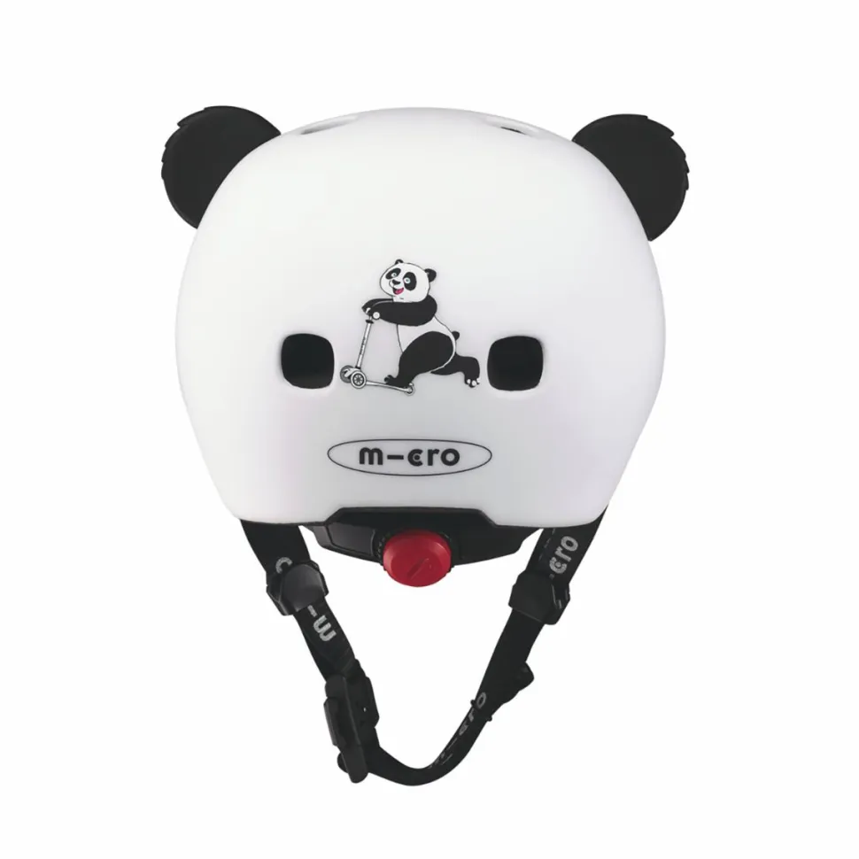 Micro cykelhjelm Panda - XSmall, 46-50 cm