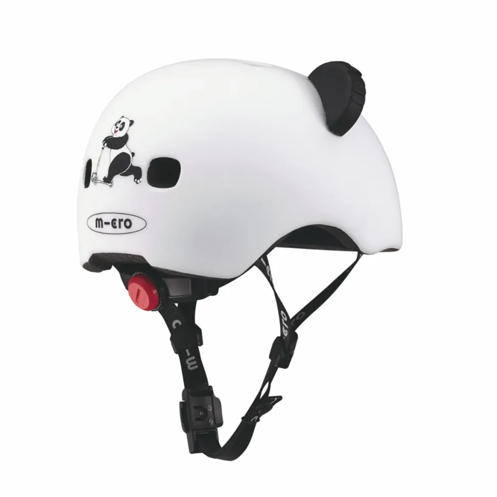 Micro cykelhjelm Panda - XSmall, 46-50 cm