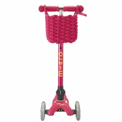 Micro løbehjul tilbehør - Kurv, Rosa
