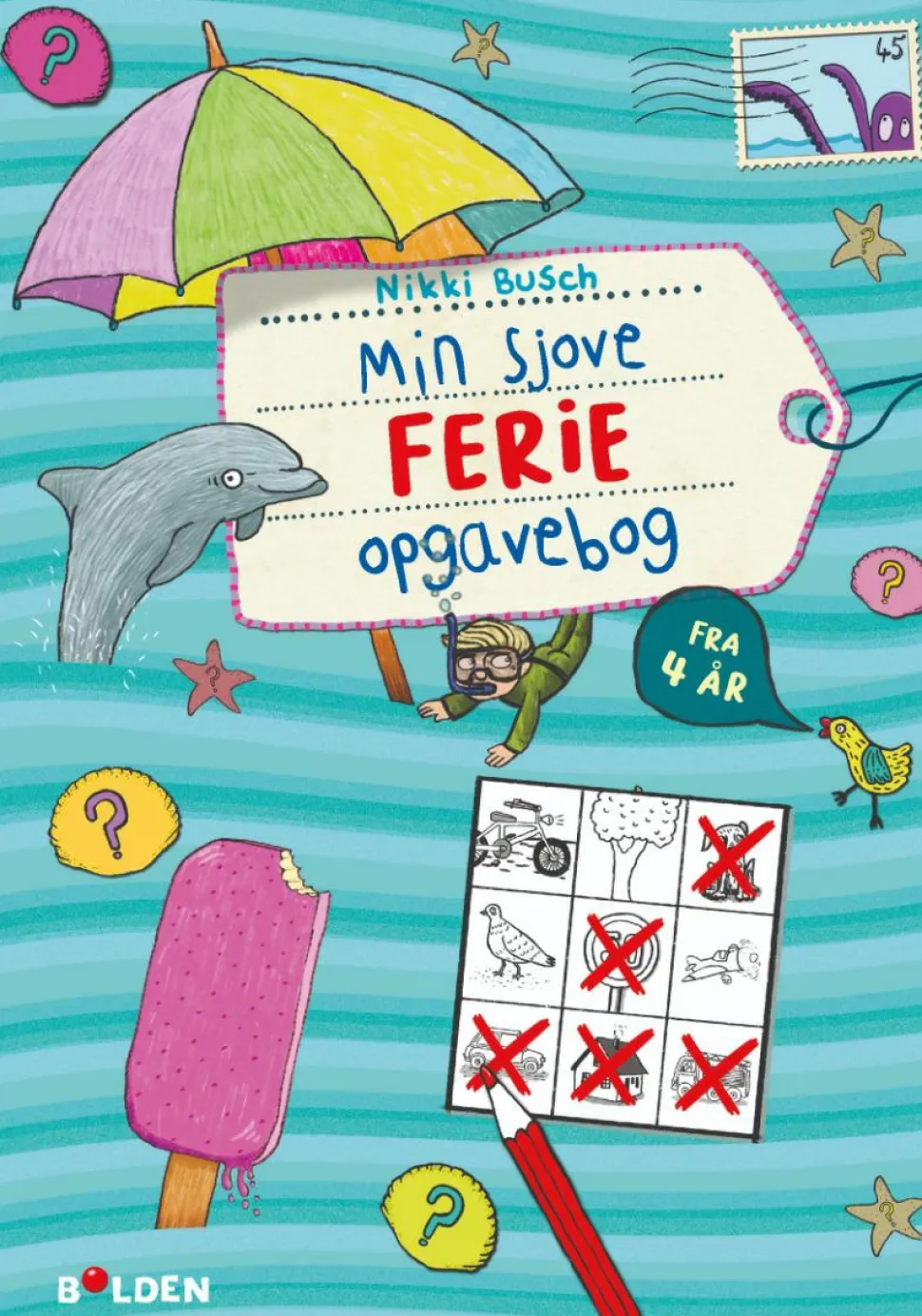 Min sjove ferie opgavebog - Fra 4 år
