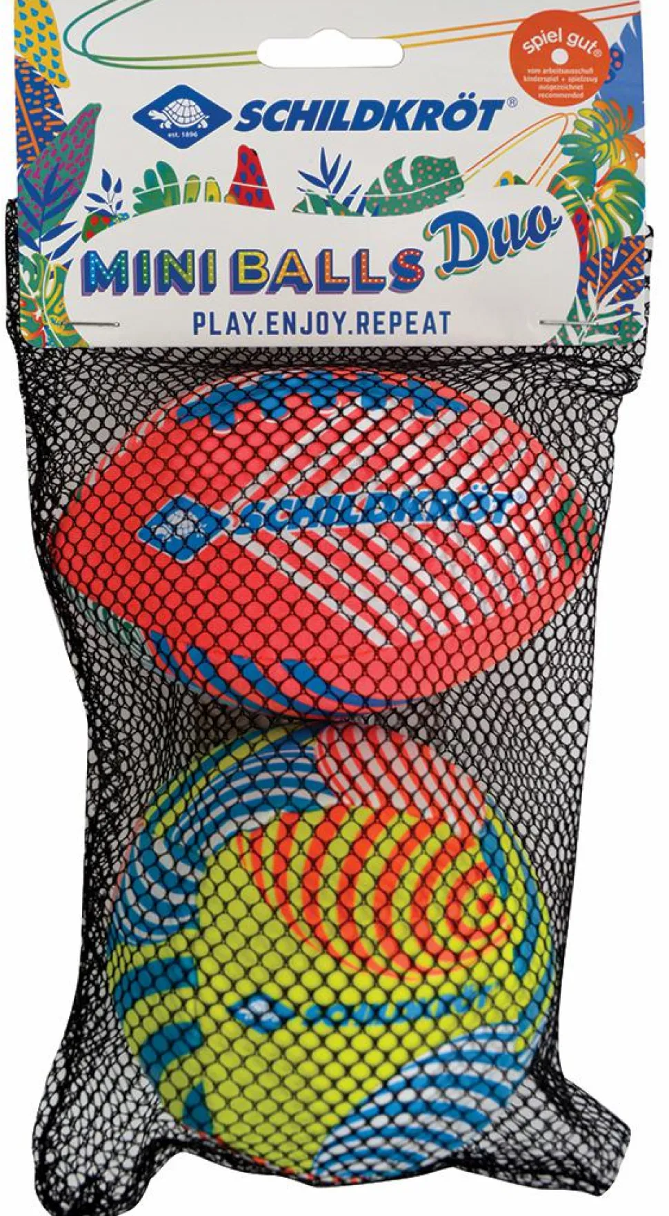 Mini-bolde af neopren, 2-pak