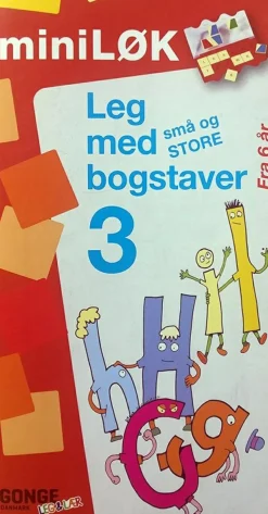mini-LØK - Leg med små og store bogstaver 3