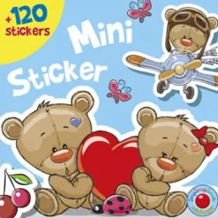 Mini-stickers bog - Bamser, 120+ stk
