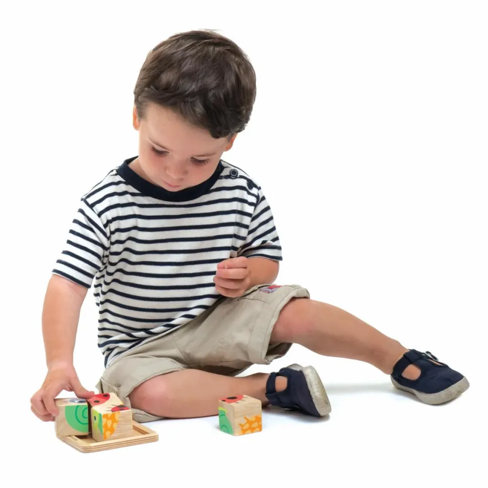 Mit første klodspuslespil, 4 brikker