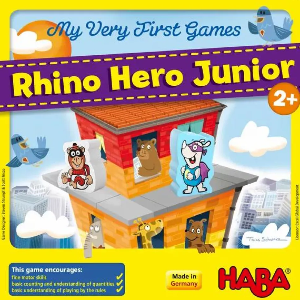 Mit første spil - Rhino Hero Junior
