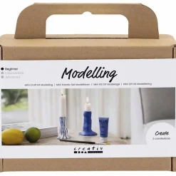 Modelleringskit - Lav dine egne lysestager, 2 stk