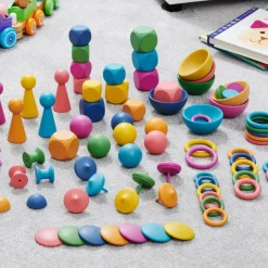 Montessori regnbue sæt, 84 dele