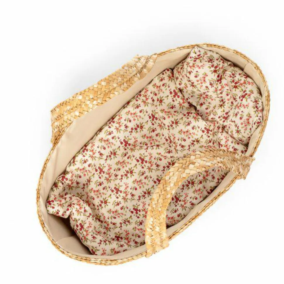Moseskurv m. sengesæt - 35 cm