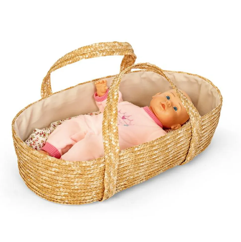 Moseskurv m. sengesæt - 50 cm.