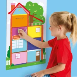 My First - Plakat med klistermærker - Mit hus