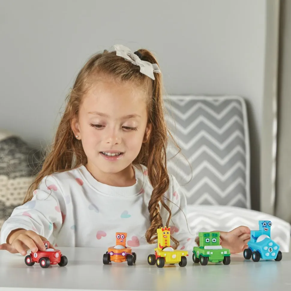 Numberblocks - Fem gode venner i deres biler