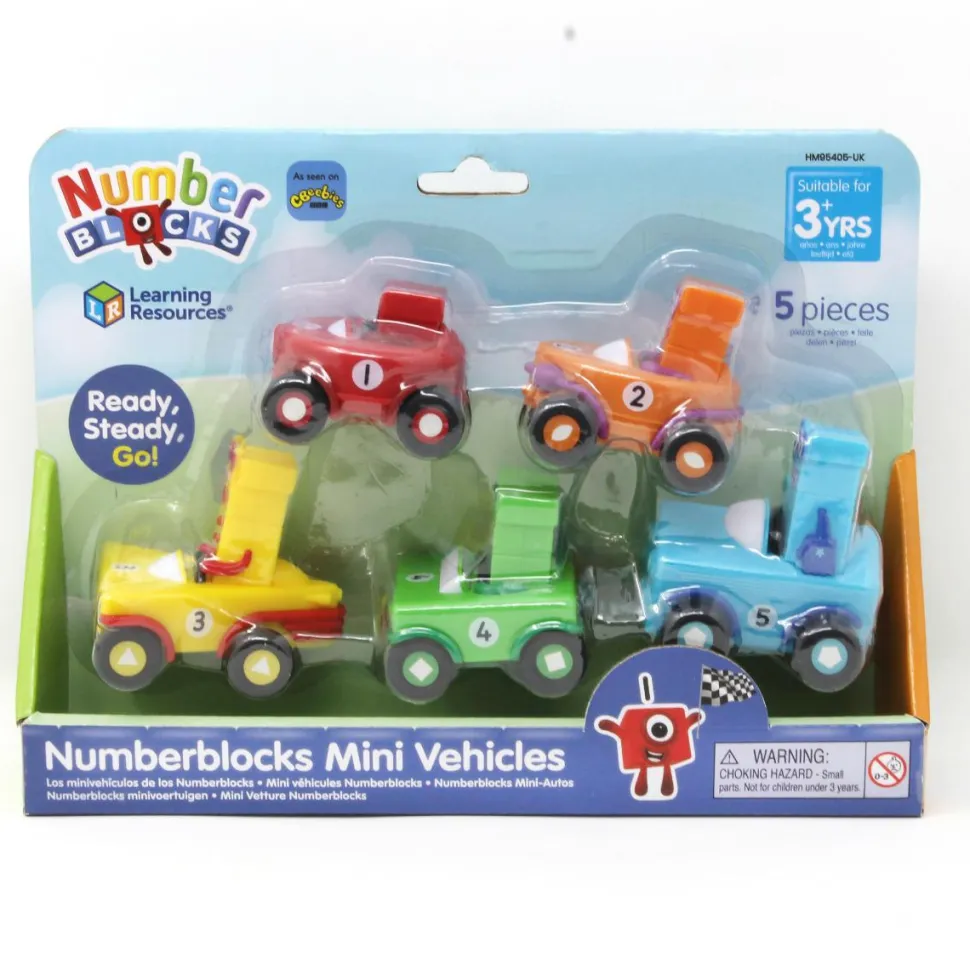 Numberblocks - Fem gode venner i deres biler