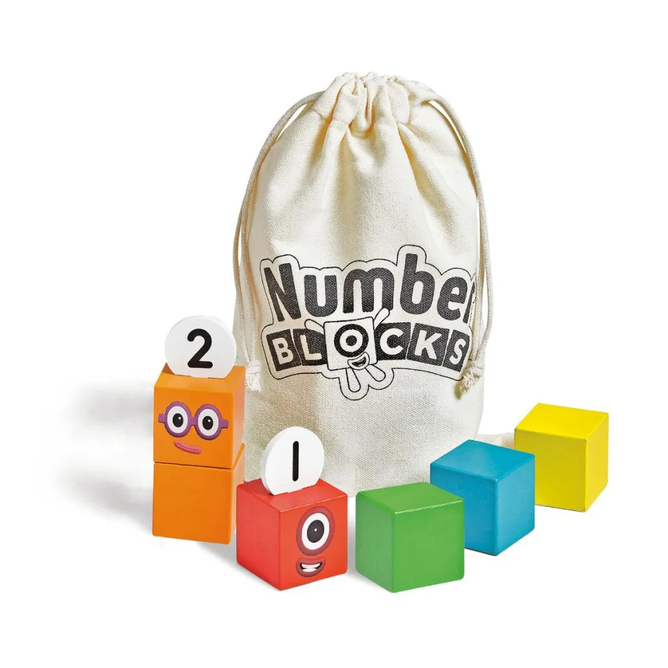 Numberblocks - Fem gode venner (af træ)