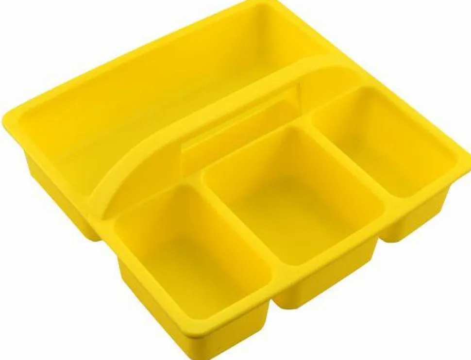 Opbevaringsbakker m. håndtag, 4 stk