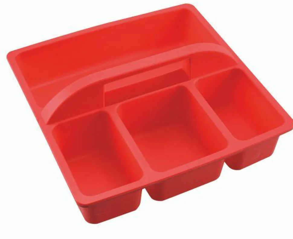 Opbevaringsbakker m. håndtag, 4 stk