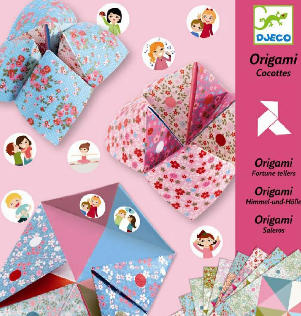 Origami - Flip-flappere i lyse farver