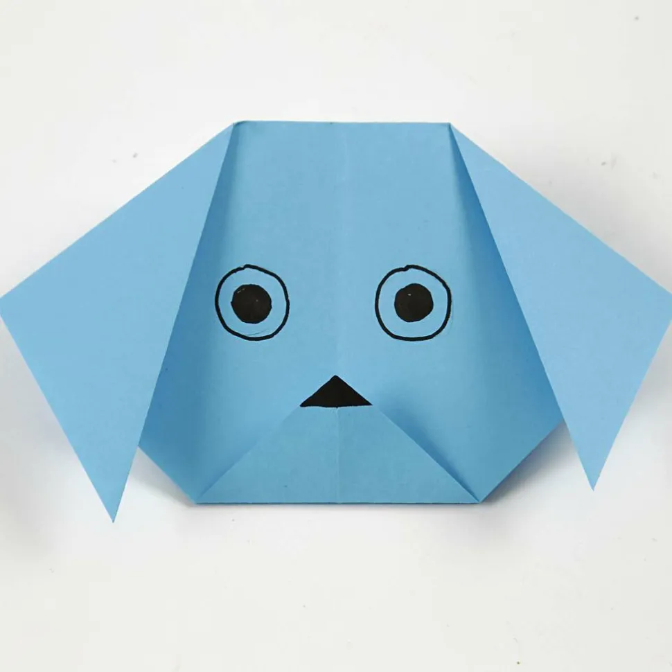 Origami 15 x 15 cm - Basisfarver, 10 ark