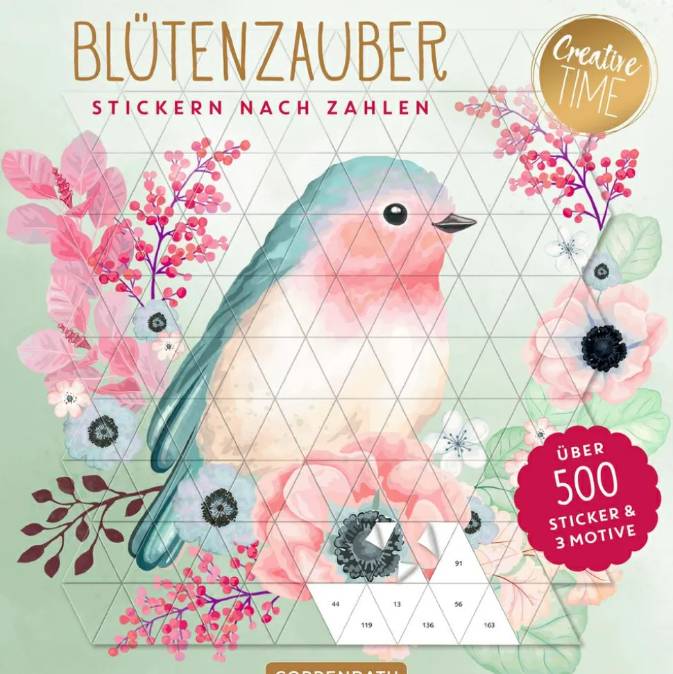 Paint by sticker - Blomster magi