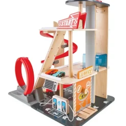 Parkeringshus inkl. stunt-rampe