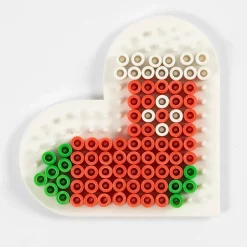 Perleplade midi - BioBeads, lille hjerte