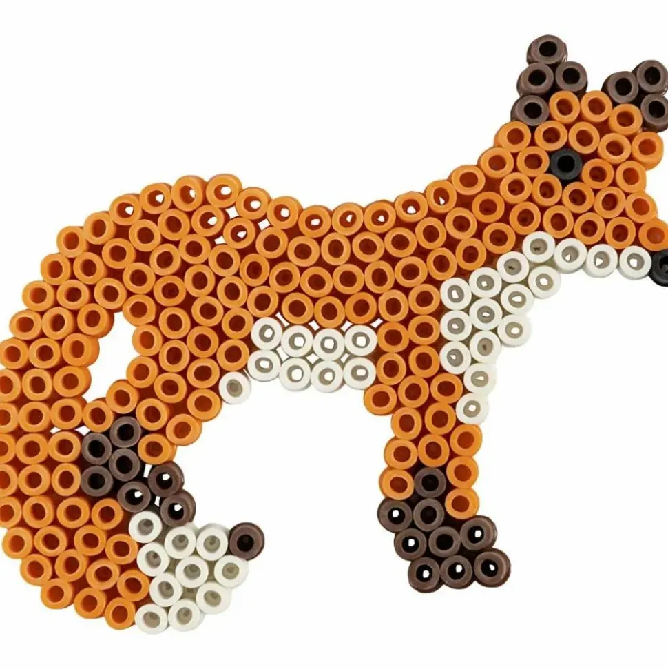 Perleplade midi - BioBeads, ræv