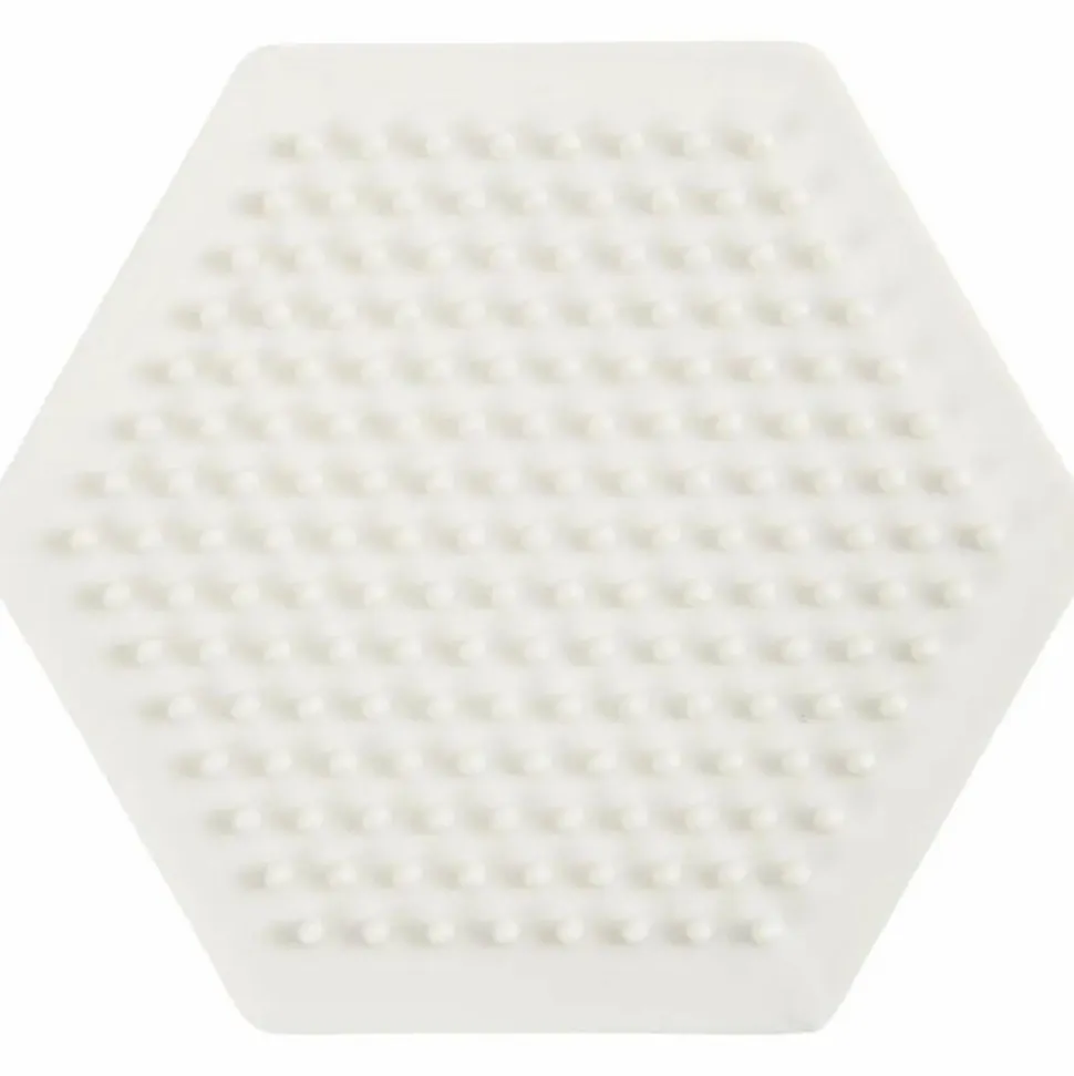Perleplade midi - BioBeads, sekskant