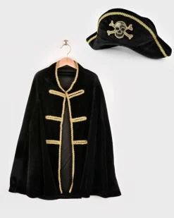 Piratkappe- og hat, str. 3-8 år