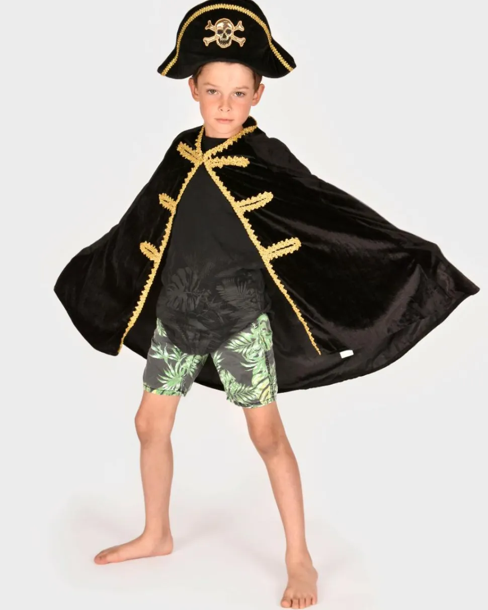 Piratkappe- og hat, str. 3-8 år