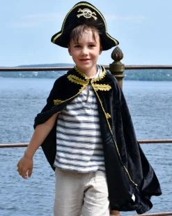 Piratkappe- og hat, str. 3-8 år