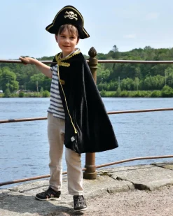 Piratkappe- og hat, str. 3-8 år