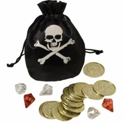Piratpung med guld og diamanter