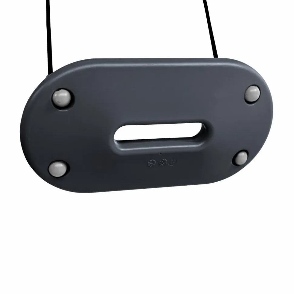 Plastgynge 45 x 24 cm - Antracit (sort reb)