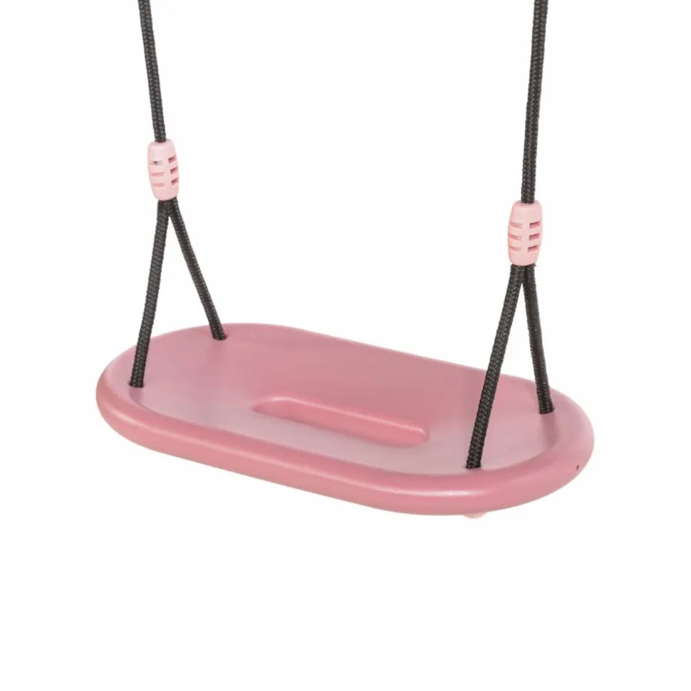 Plastgynge 45 x 24 cm - Lyserød (sort reb)