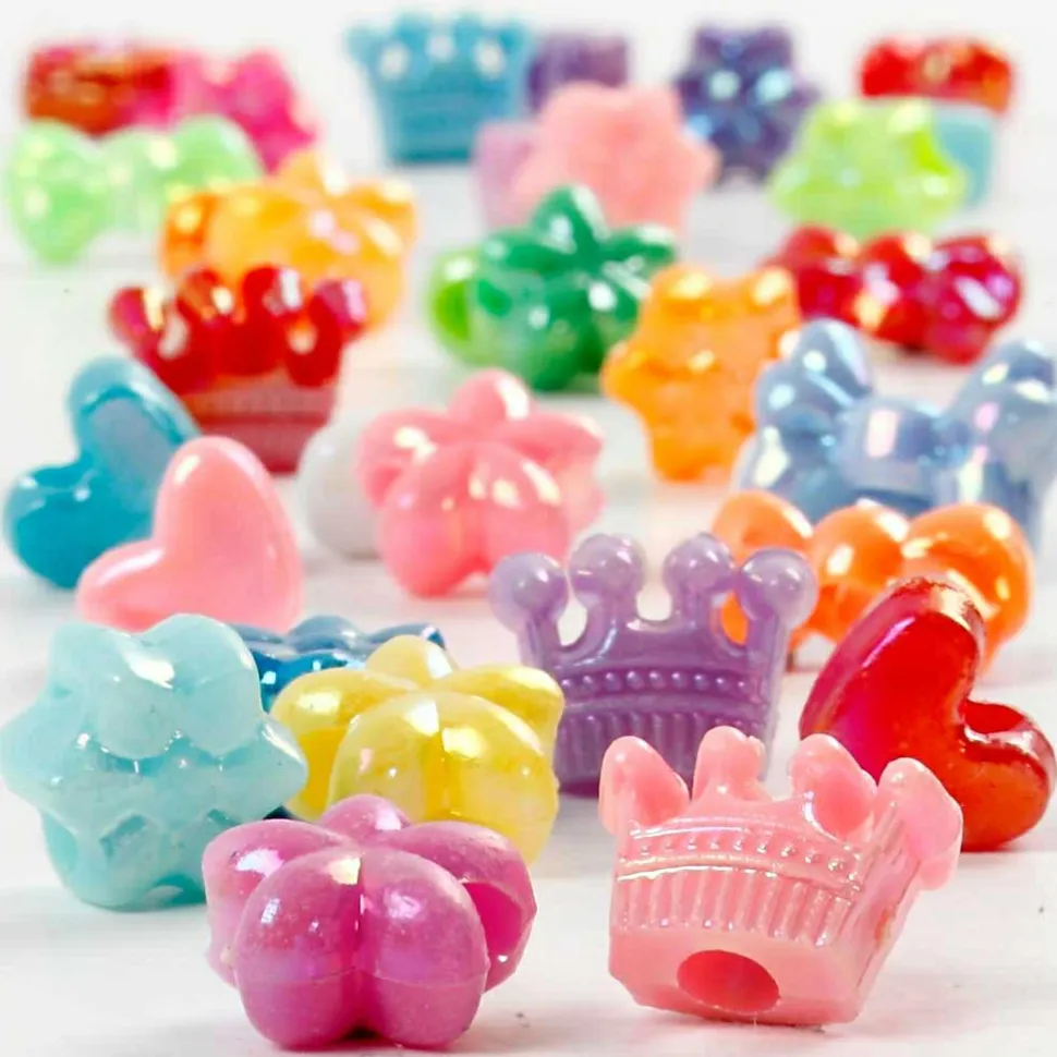 Plastperler - Figurmix 65 gr. (ca. 190 stk)