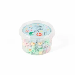 Plastperler - Pastel, 280 stk