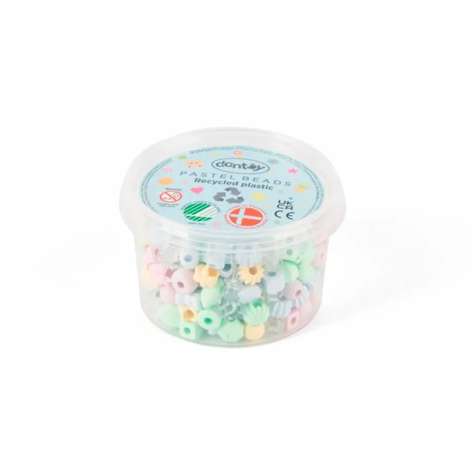 Plastperler - Pastel, 280 stk