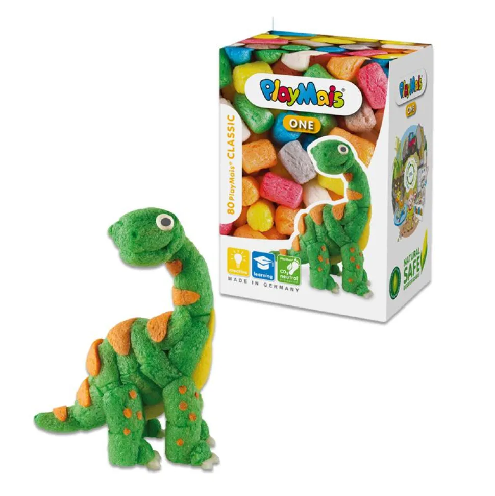 PlayMais Classic One - Dinosaur, 80 stk