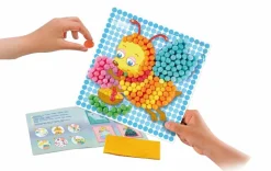 PlayMais Mosaik-kort - Dyr, 4 x 6 stk