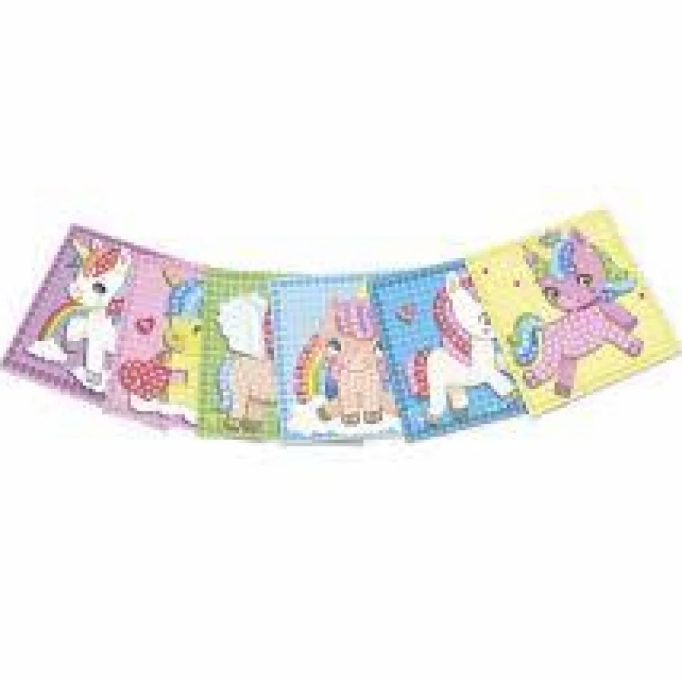 PlayMais Mosaik-kort - Eventyr, 4 x 6 stk