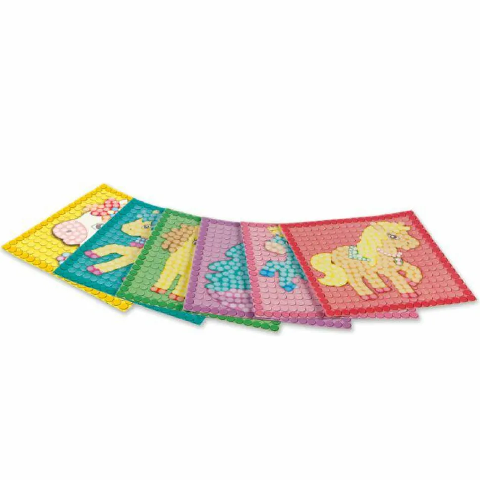 PlayMais Mosaik-kort - Eventyr, 4 x 6 stk