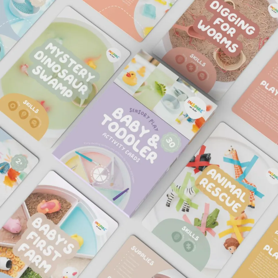 PlayTRAY aktivitetskort - Baby & tumling