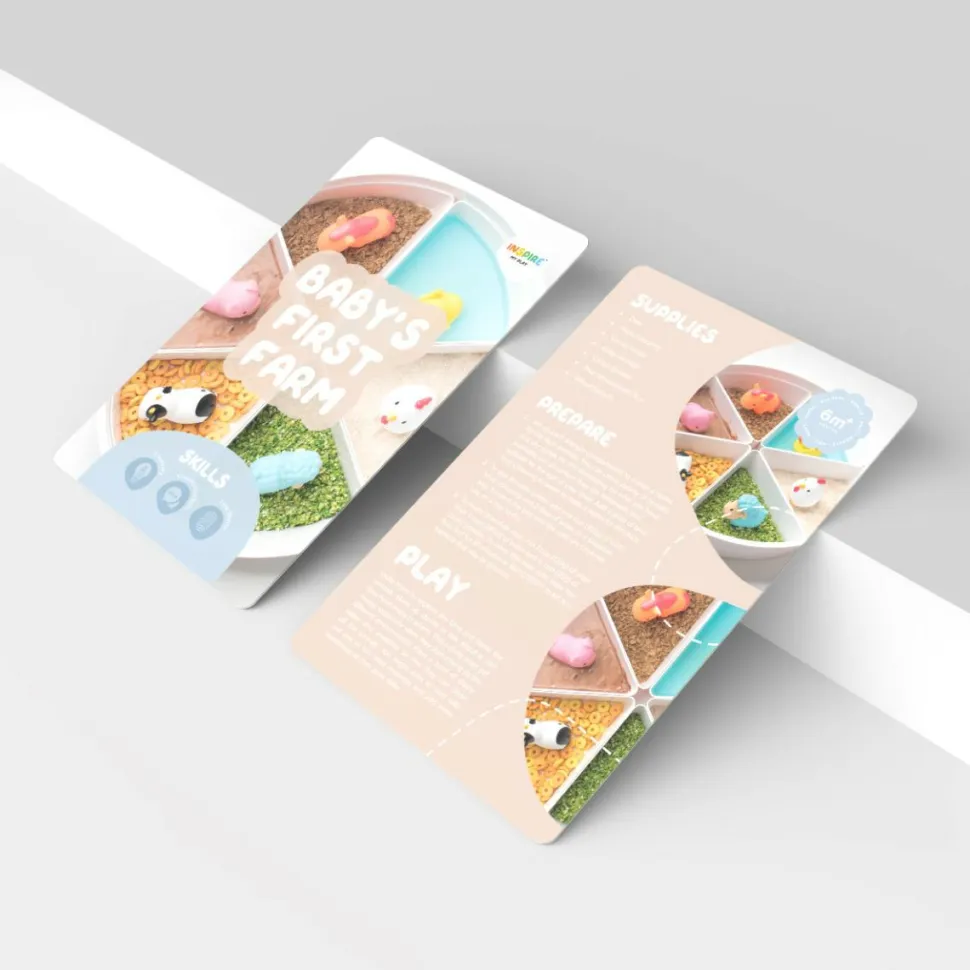 PlayTRAY aktivitetskort - Baby & tumling