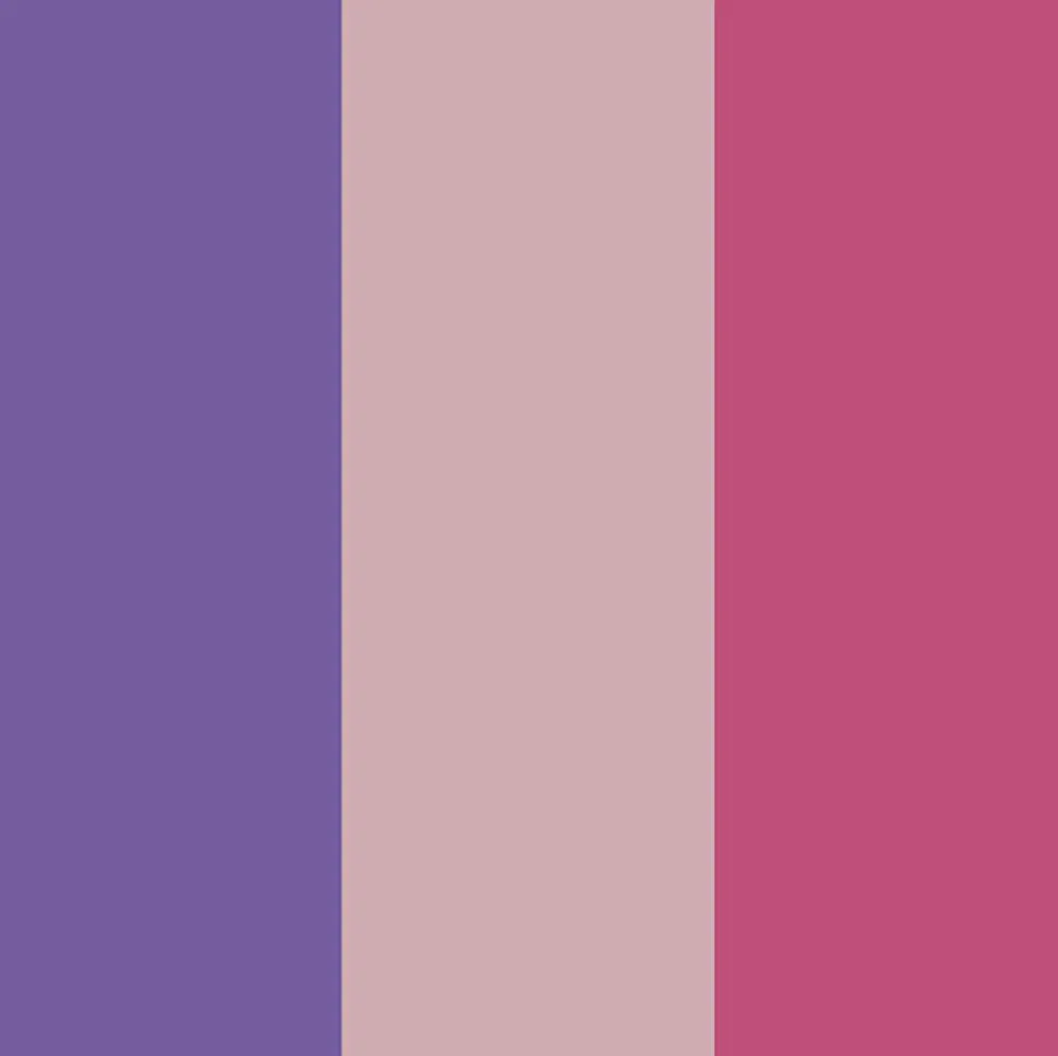 Plus Color tusser - Lyserød/Lilla/Rosa, 3 stk.