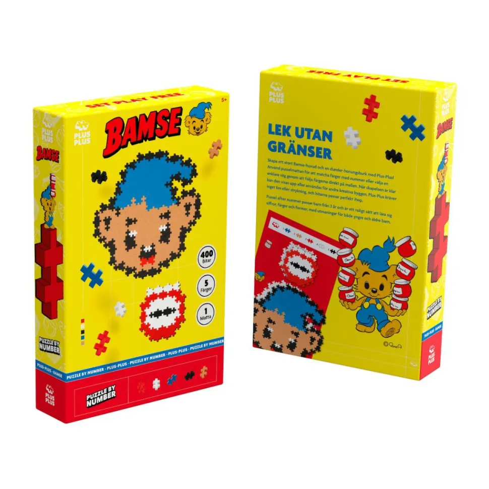Plus-Plus - Bamse & Krafthonningen, 400 stk