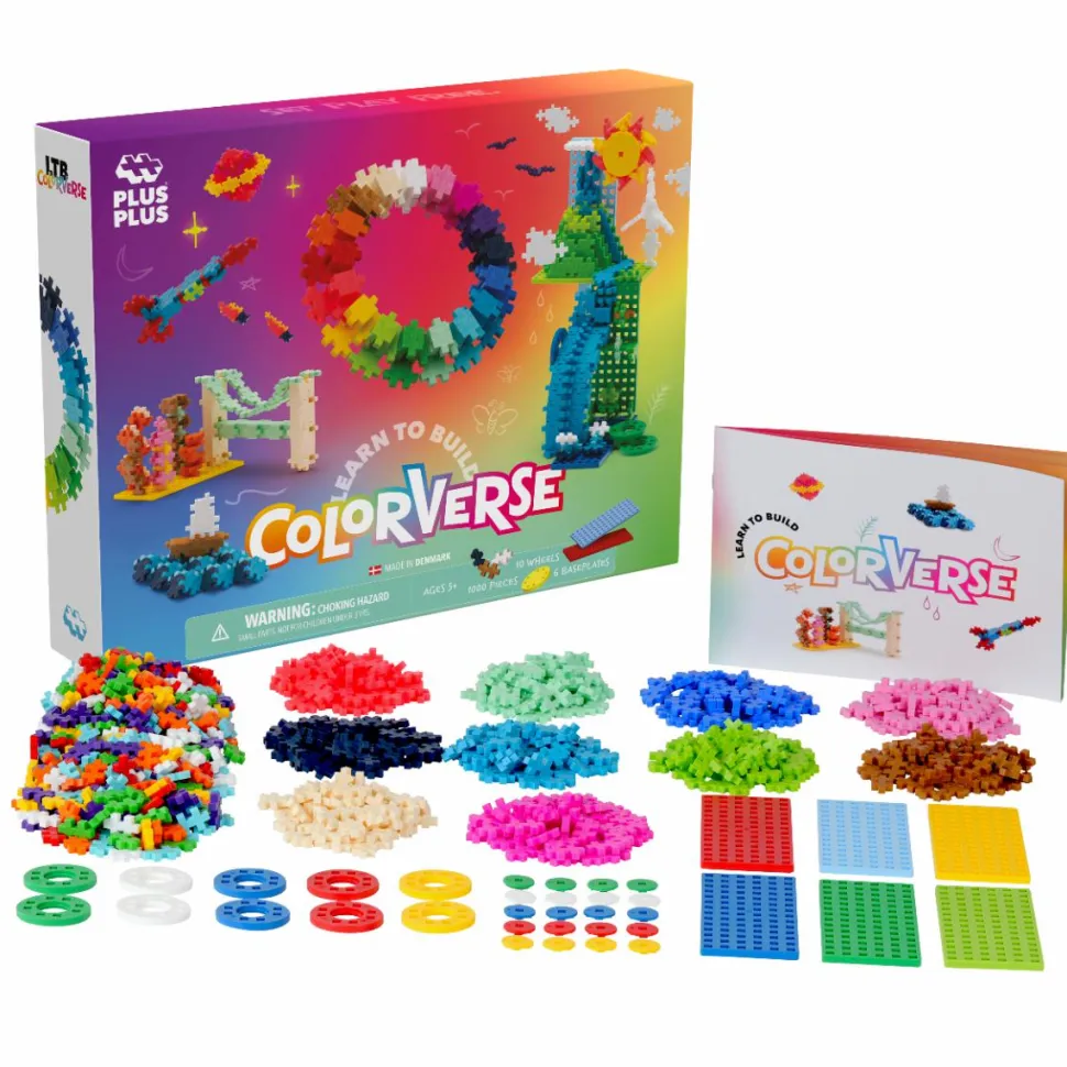 Plus-Plus - Lær at bygge Colorverse, 1.000 stk