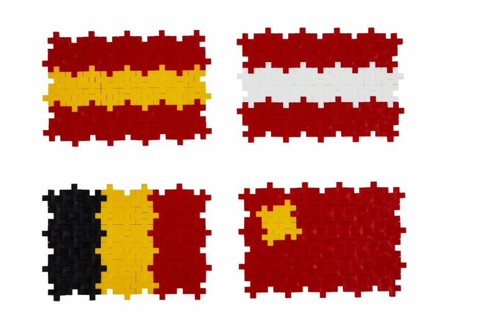 Plus-Plus - Lær at bygge verdensflag, 700 stk
