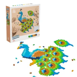 Plus-Plus - Puzzle By Number, Påfugl 800 stk