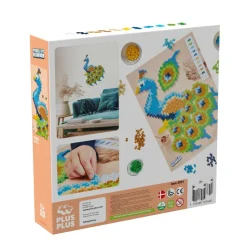 Plus-Plus - Puzzle By Number, Påfugl 800 stk