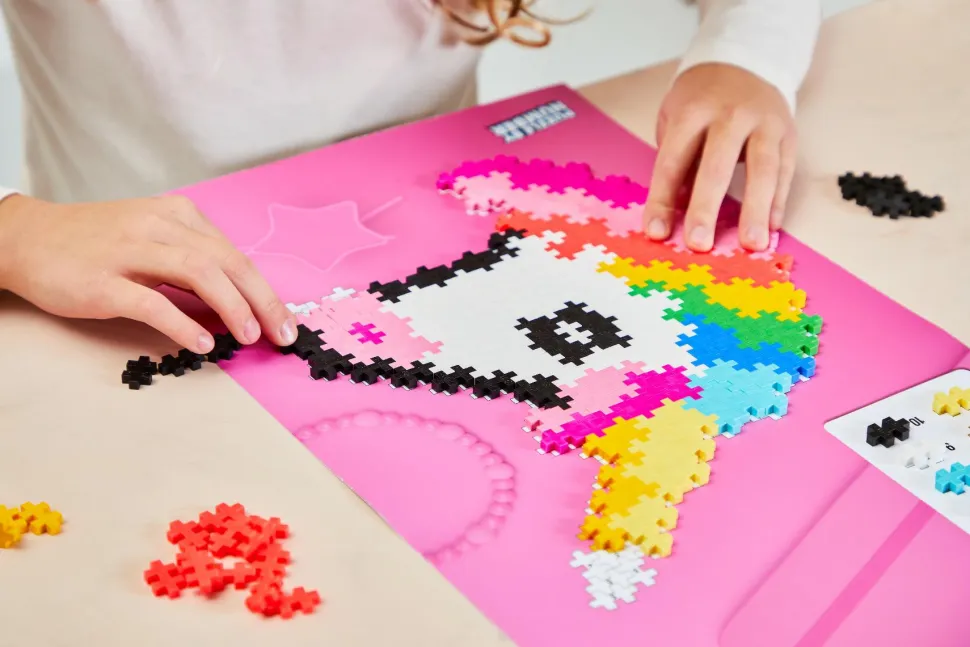 Plus-Plus - Puzzle By Number, Enhjørning 250 stk